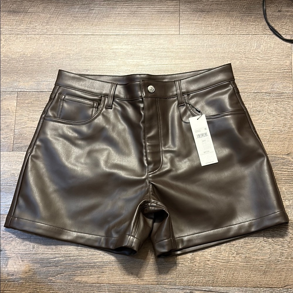 Calvin Klein Brown High Waist Shorts